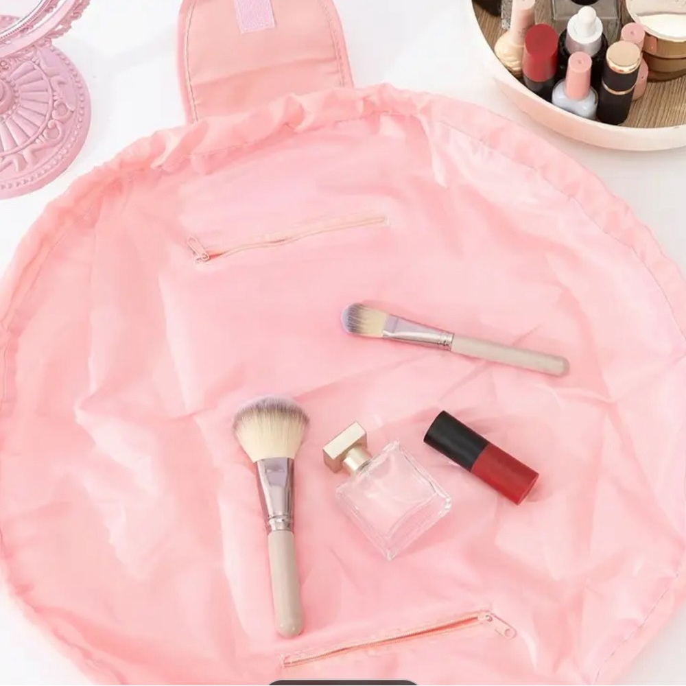 Large Capacity Drawstring Makeup Organizer, Lay F… - image 2